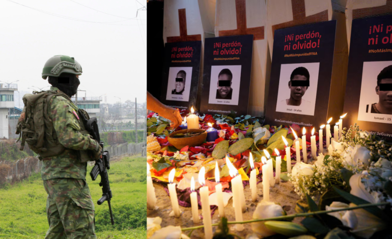 11 militares ecuatorianos fueron condenados a 34 años de prisión por la desaparición forzada de cuatro niños