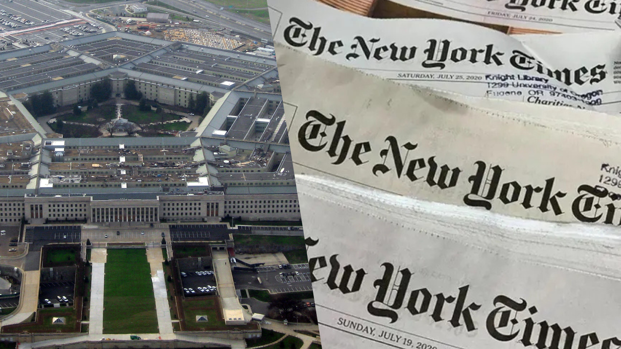El New York Times demanda al Pentágono por imponer restricciones a la prensa.