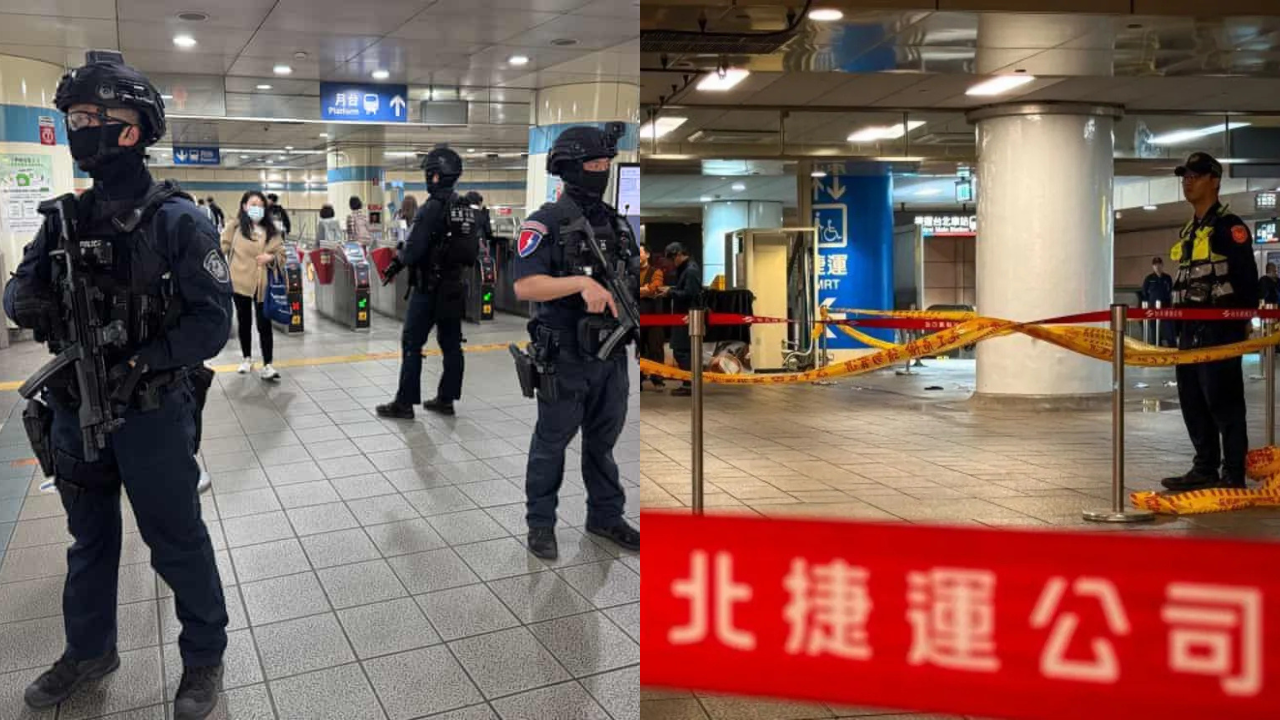 Un hombre asesina a cuatro personas en el metro de Taiwán