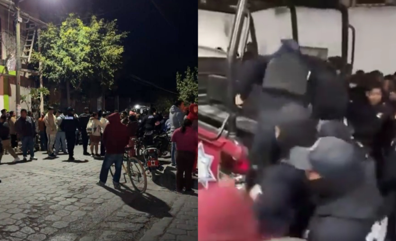 Policias de Tehuacán detuvieron un intento de linchamiento en Santa María Coapan