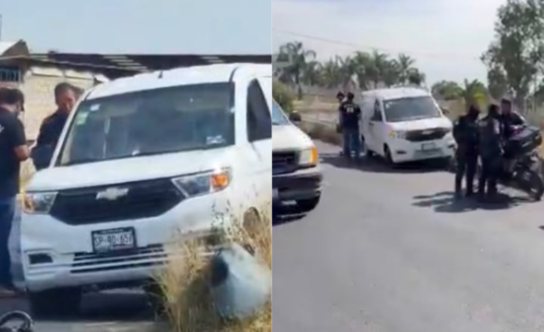 Sujetos armados balearon una camioneta de carga en La María