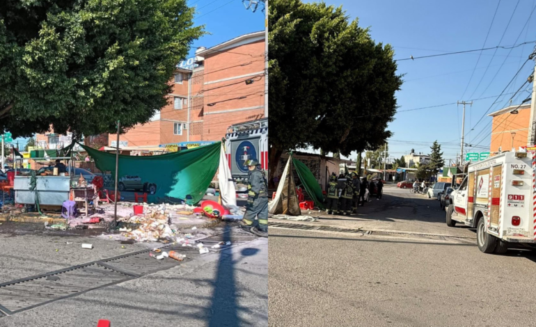 Explosión por fuga de gas en un puesto de comida en Agua Santa deja 17 heridos
