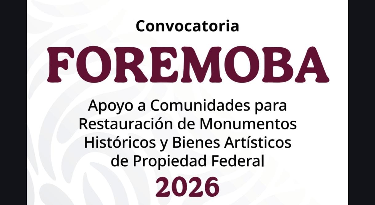 Abre en Puebla la convocatoria FOREMOBA 2026 para restaurar patrimonio histórico