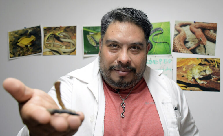 Investigador BUAP descubre una nueva especie de serpiente endémica de Puebla