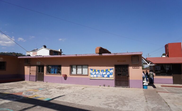 Gobierno Estatal impulsa escuelas dignas con Obra Comunitaria