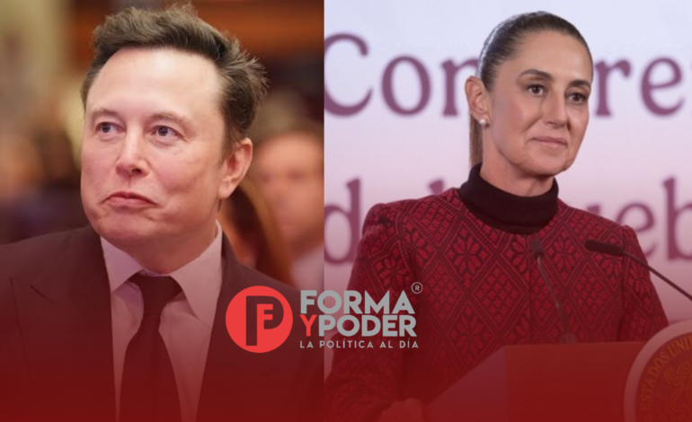Sheinbaum considera emprender acciones legales tras los señalamientos del empresario Elon Musk