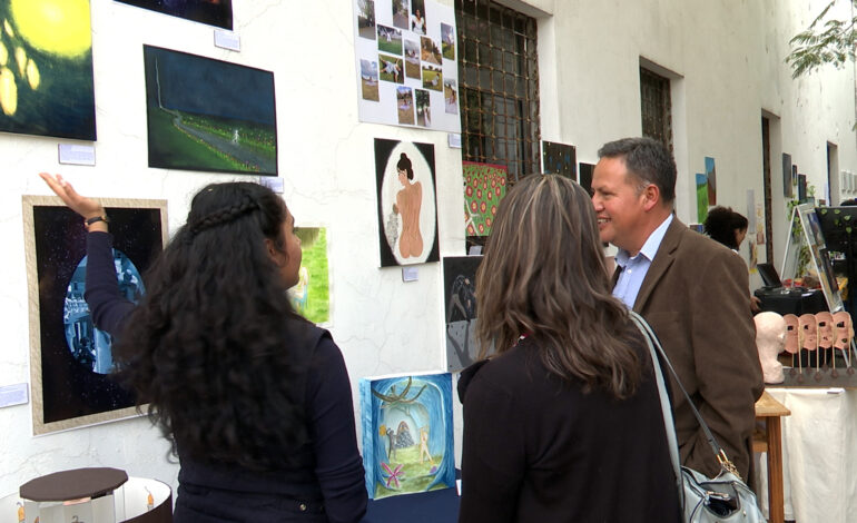 Participan estudiantes del Bachillerato 5 de Mayo en Expo Artes 2026