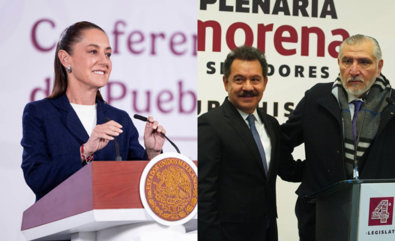 Sheinbaum reafirma que la salida de Adán Augusto de la coordinación de Morena fue voluntaria