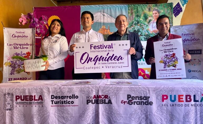 Invitan a poblanas y poblanos al Festival Internacional de la Orquídea