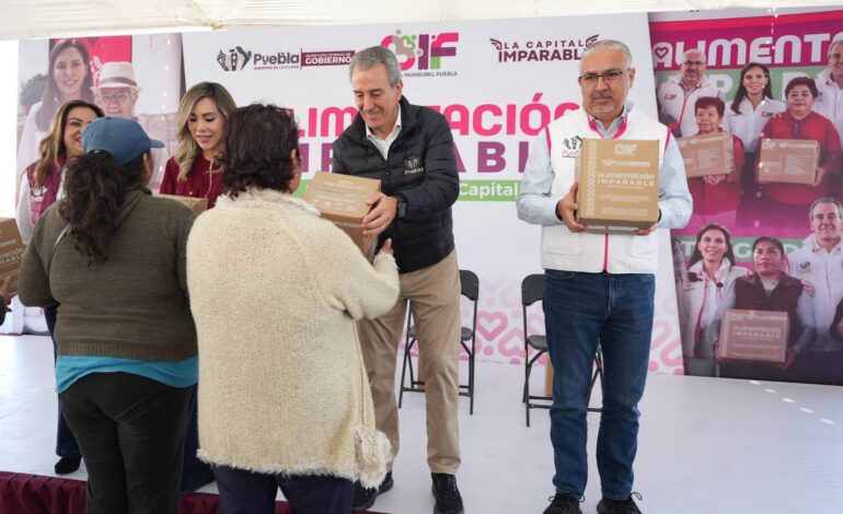 Entrega Pepe Chedraui más de 9 mil despensas en la Laguna de Chapulco