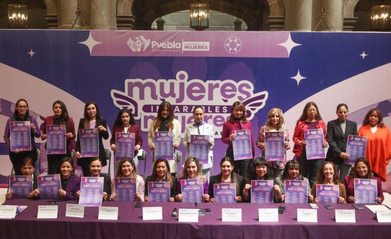 Presenta Gobierno de Pepe Chedraui calendario “Mujeres Imparables, Mujeres que inspiran” para el mes de marzo