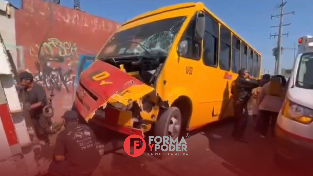 Choque entre unidades de la ruta 10 y M1 deja dos mujeres lesionadas en Las Torres