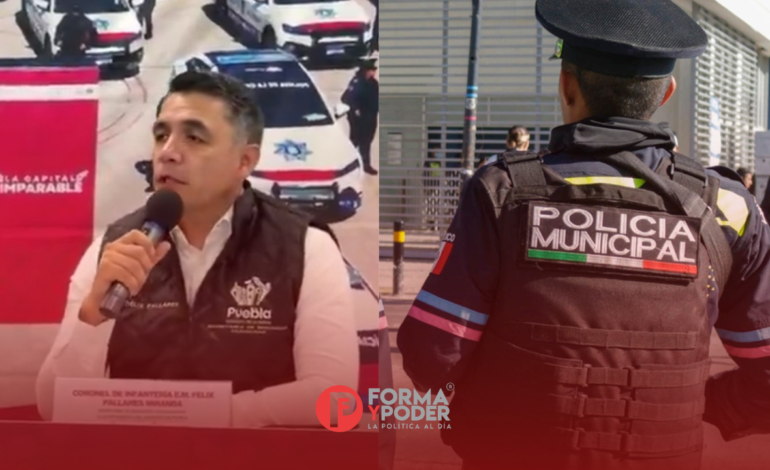 La FGE investiga a 20 policías de la ciudad de Puebla por presunto abuso de autoridad: Félix Pallares