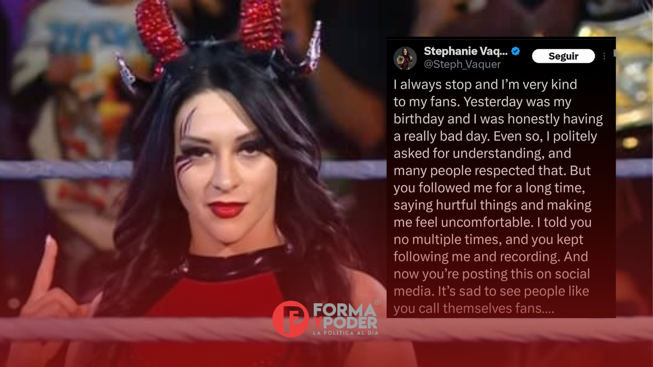 Stephanie Vaquer denuncia en redes sociales un encuentro incómodo con un «aficionado»