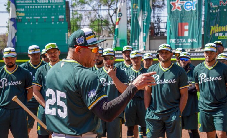 Los Pericos de Puebla abrieron su campo de entrenamiento en el parque Hermanos Serdán