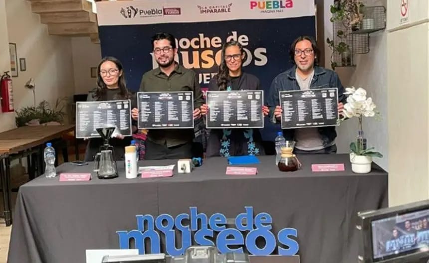 Noche de Museos ofrecerá entrada gratuita y descuentos en cafeterías este 14 de marzo en Puebla