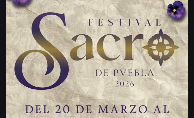 «Festival Sacro 2026» llenará de música los templos históricos de Puebla