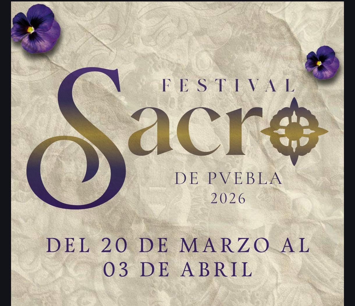 «Festival Sacro 2026» llenará de música los templos históricos de Puebla