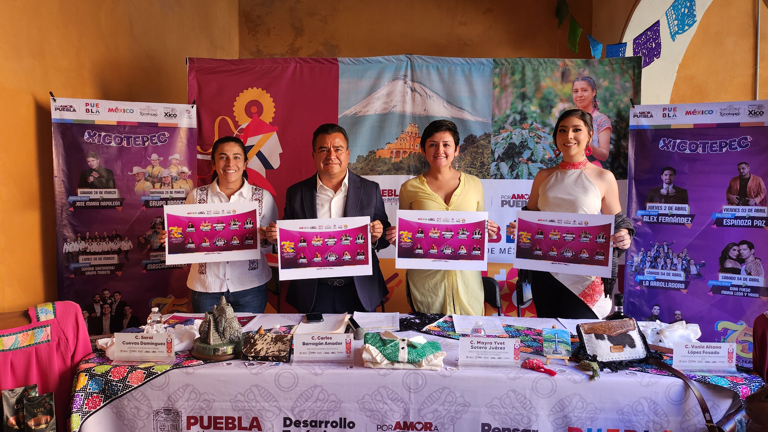 Secretaría de Desarrollo Turístico de Puebla presenta la edición 75 de la Feria Regional de la Primavera 2026 en Xicotepec