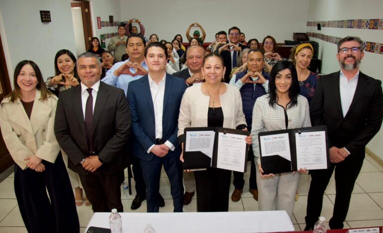 Firman convenio de colaboración la Secretaría de Bienestar y la CDH Puebla