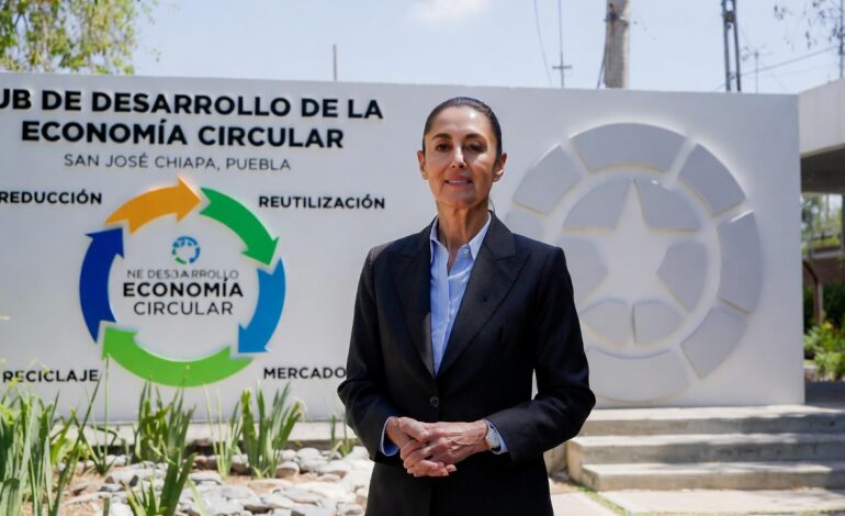 Sheinbaum aclara: planta en San José Chiapa no será relleno sanitario