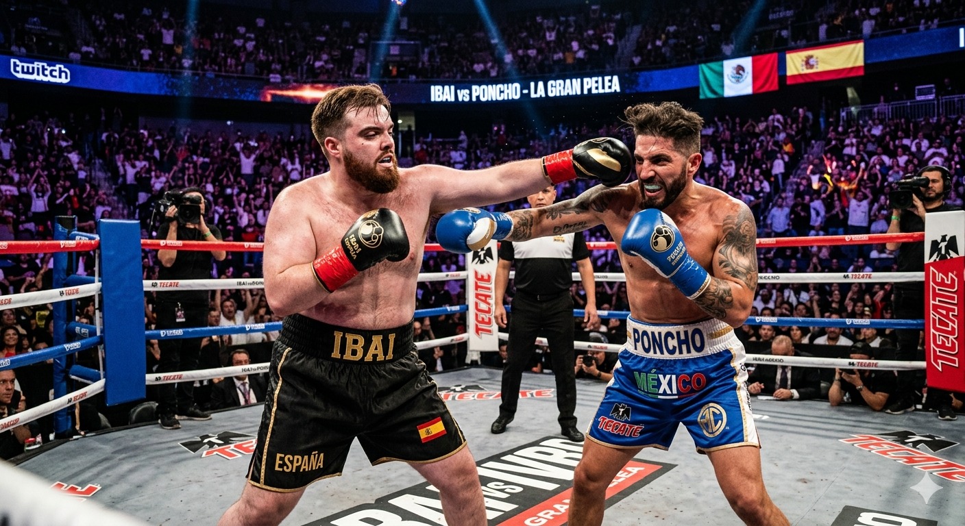 Poncho de Nigris reta a Ibai Llanos a un combate de boxeo