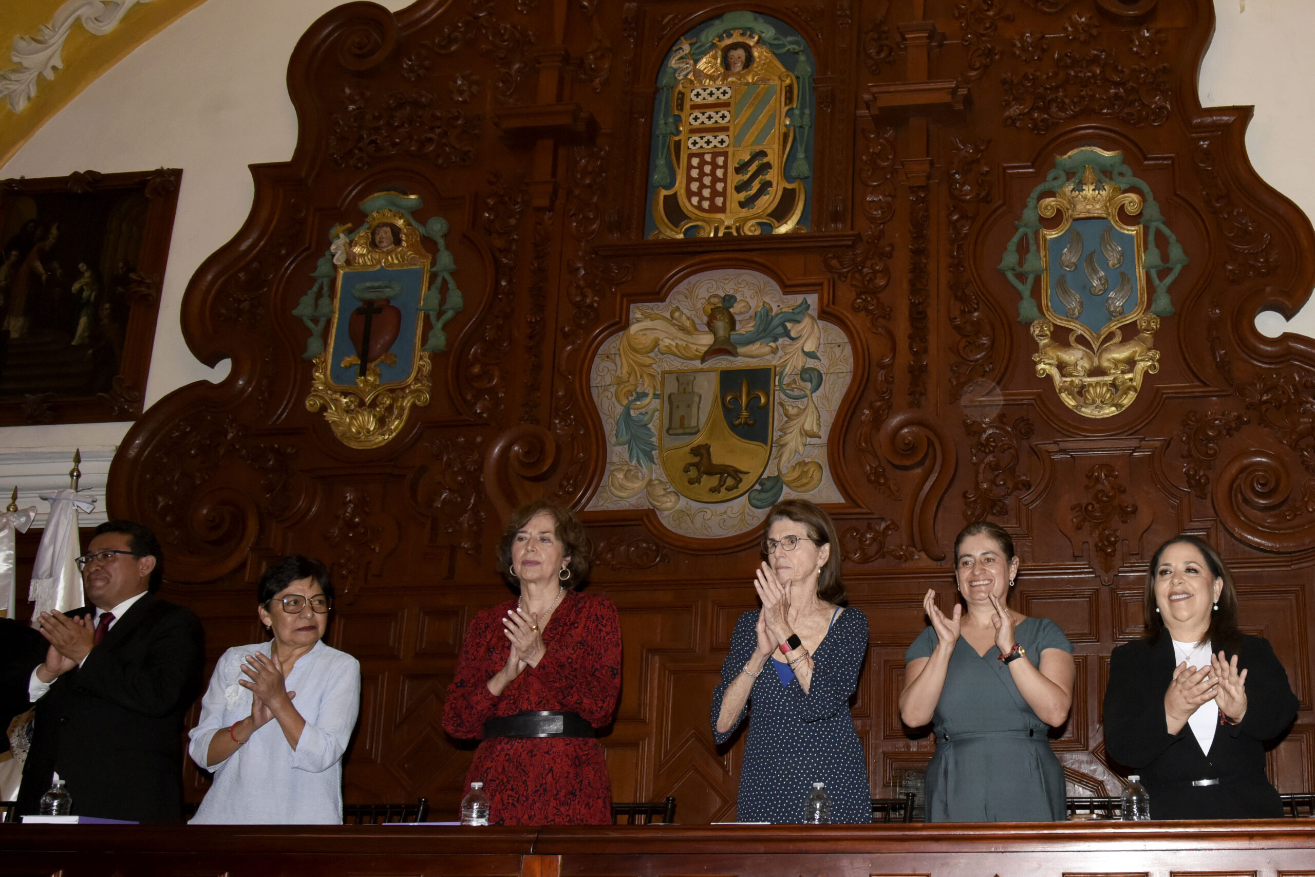 Científicas mexicanas exponen su trabajo en la Cátedra Magistral Dra. Matilde Montoya en el salón Barroco de la BUAP