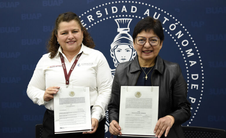 BUAP recibe títulos de concesión por parte de Conagua