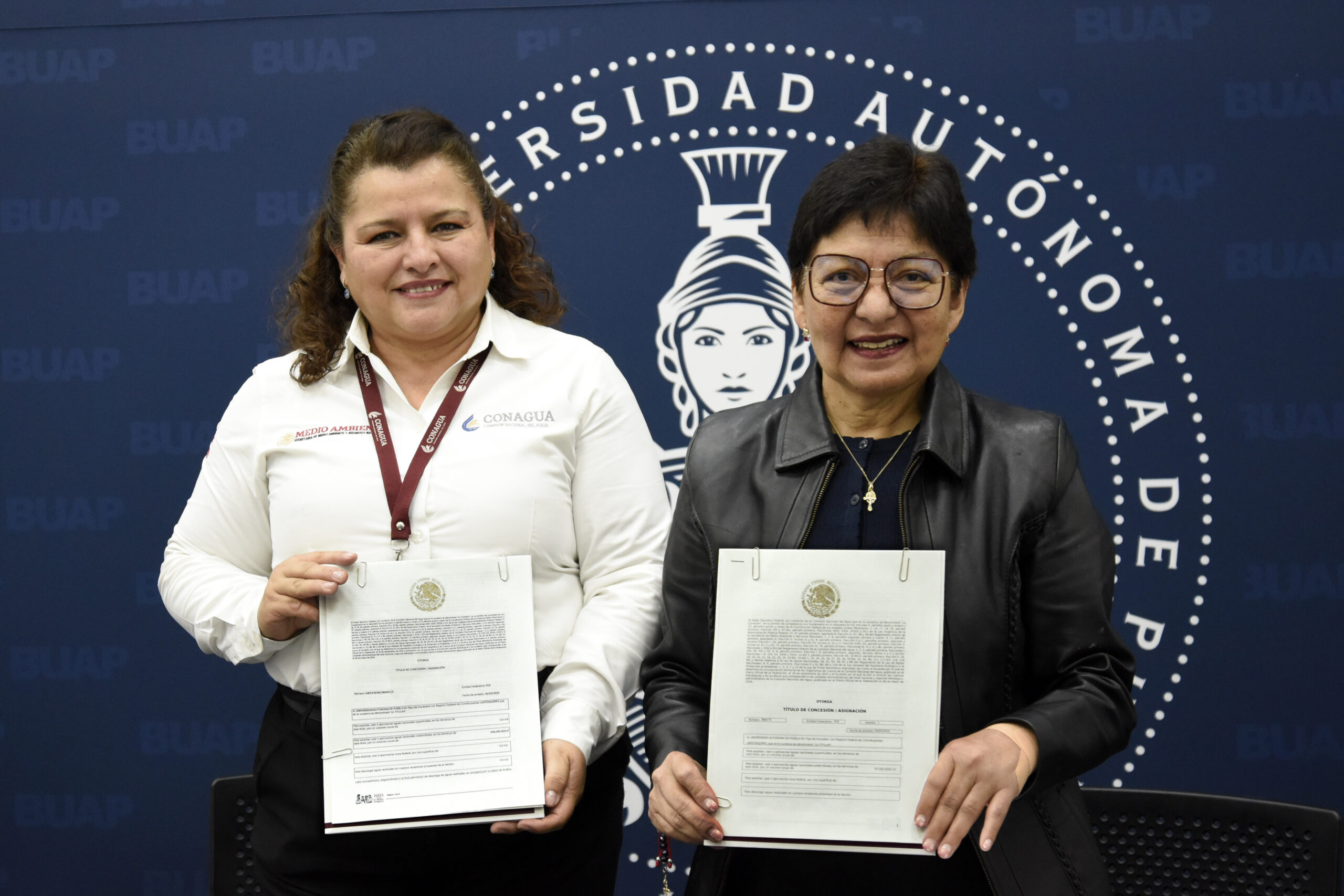 BUAP recibe títulos de concesión por parte de Conagua