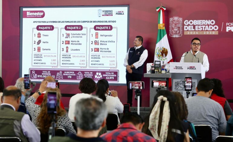 Gobierno de Puebla consolida el Programa de Obra Comunitaria con inversión de mil 500 millones de pesos