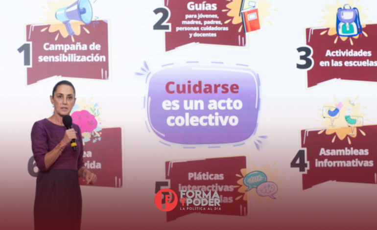 Sheinbaum presenta «El ABC de las emociones» estrategia de atención a la salud mental