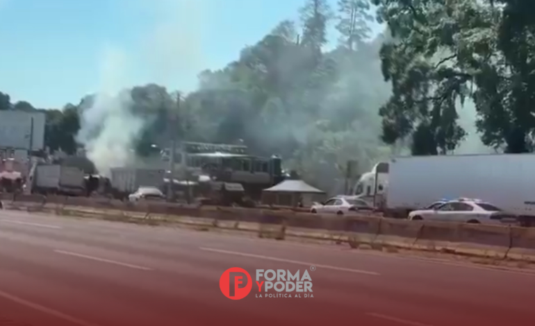 Conflicto entre sindicatos de la construcción deriva en enfrentamiento sobre la autopista México-Puebla