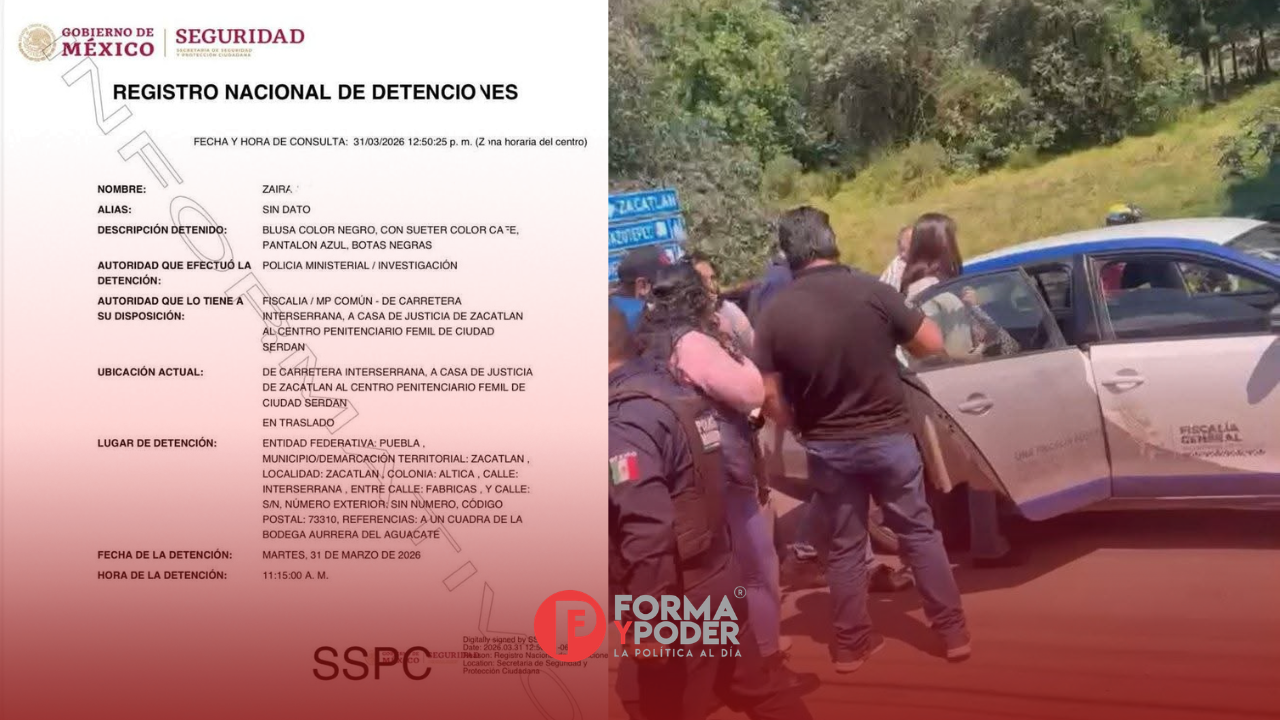 Detienen a exreina de la Feria de la Manzana de Zacatlán por presunto fraude