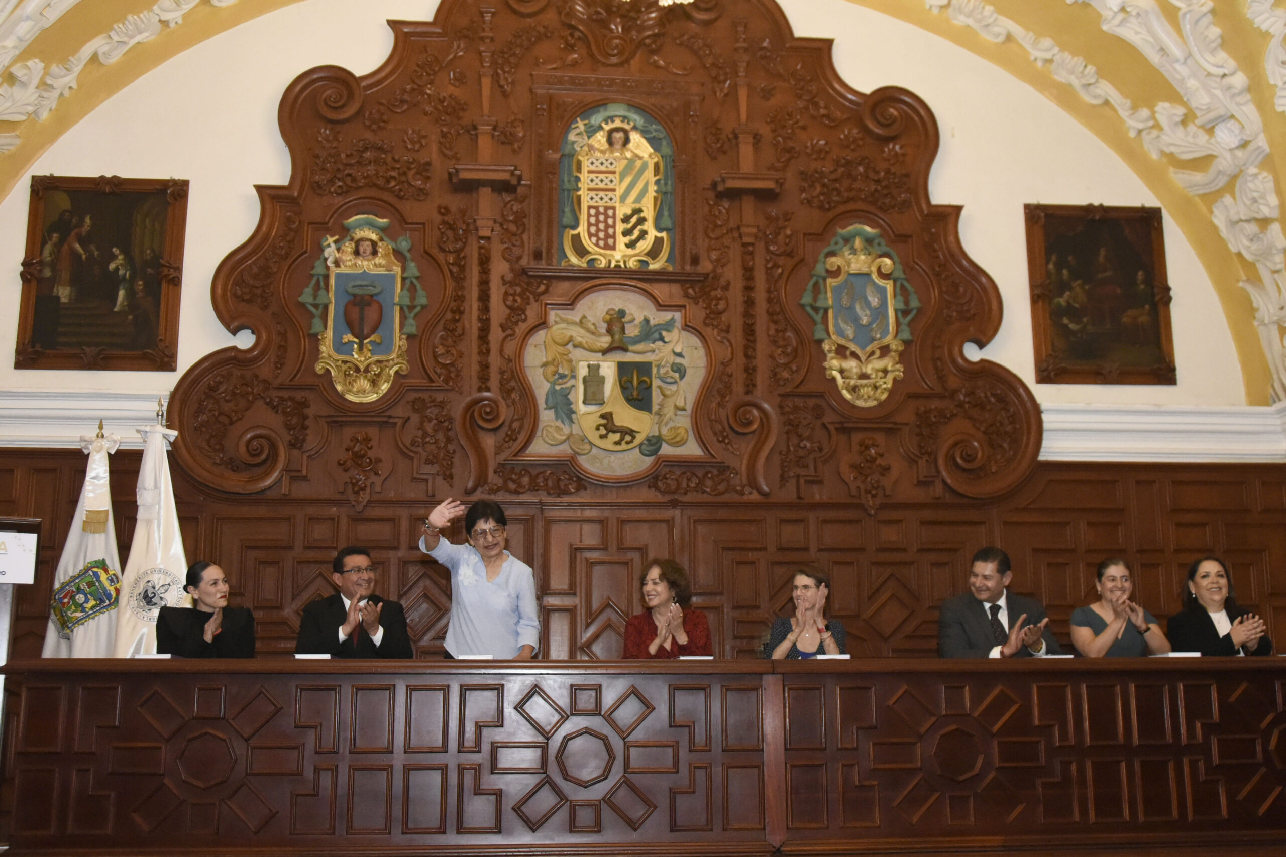 Salón Barroco de la BUAP es sede de la Cátedra Magistral Dra. Matilde Montoya