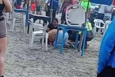 Fallece niña poblana ahogada en Playa de Mocambo