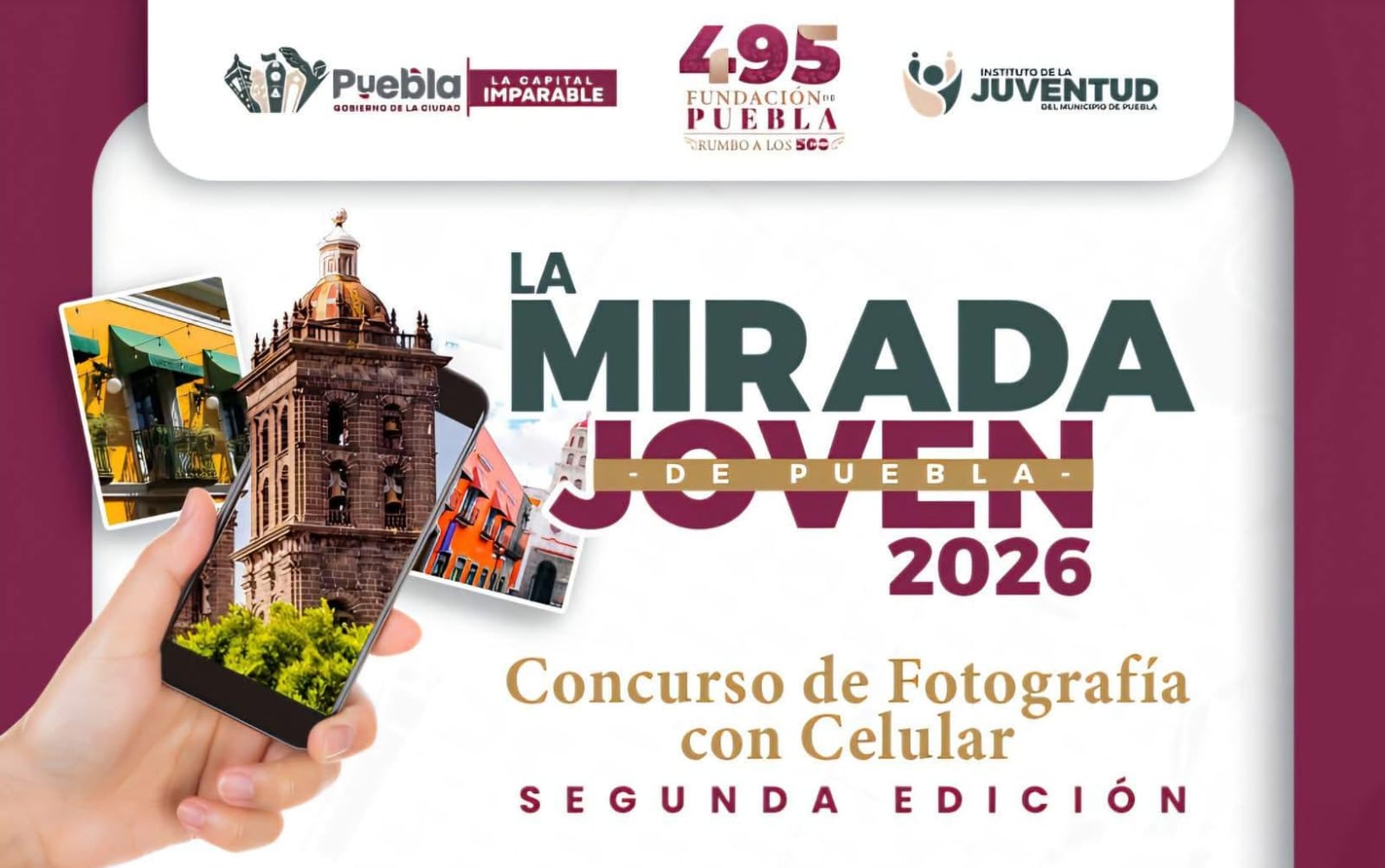 Convocan a jóvenes poblanos al concurso «Mirada Joven 2026» de fotografía celular