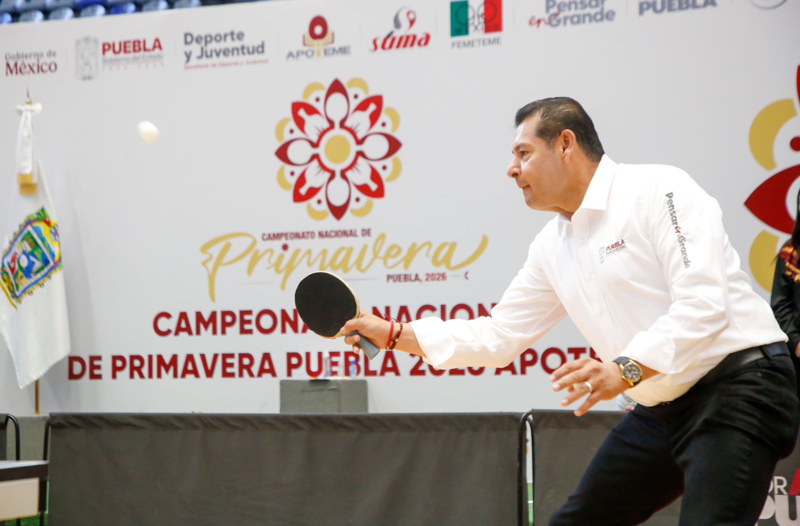 Campeonato nacional de tenis de mesa en Puebla rompe récord en participación