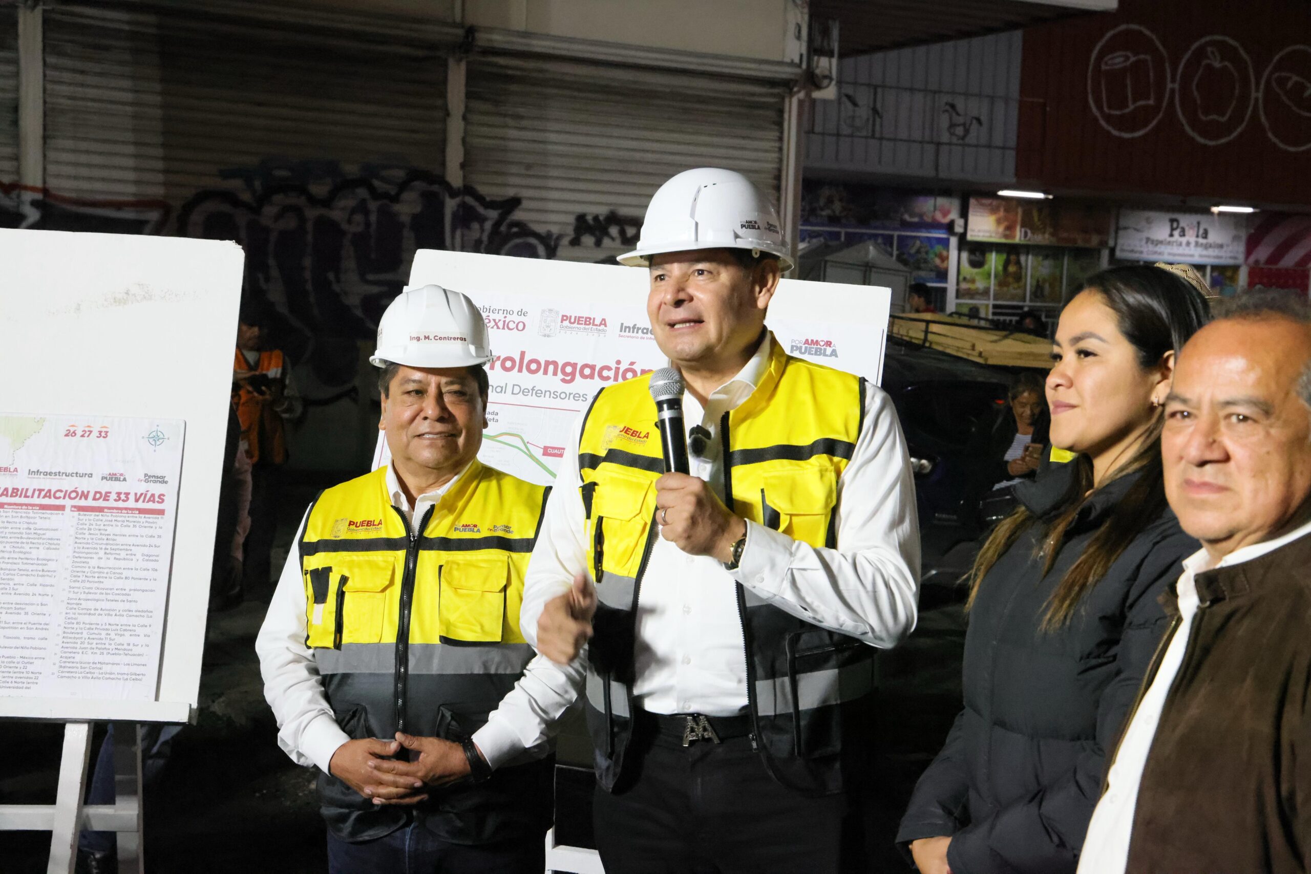 Avanzan los trabajos de pavimentación en Prolongación Reforma