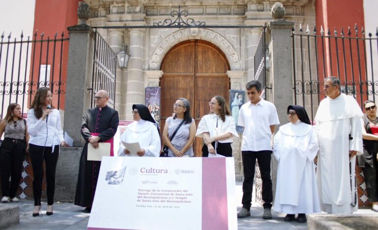 Reabre templo de Santa Inés tras ocho años