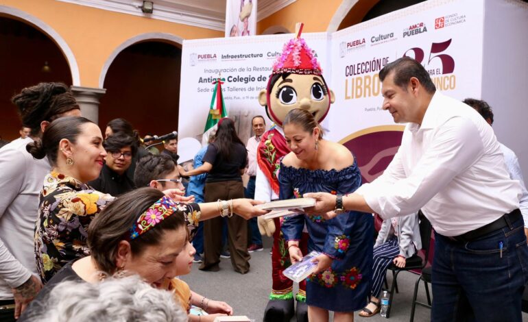 Gobierno de Puebla impulsa la transformación a través de la lectura, arte y cultura