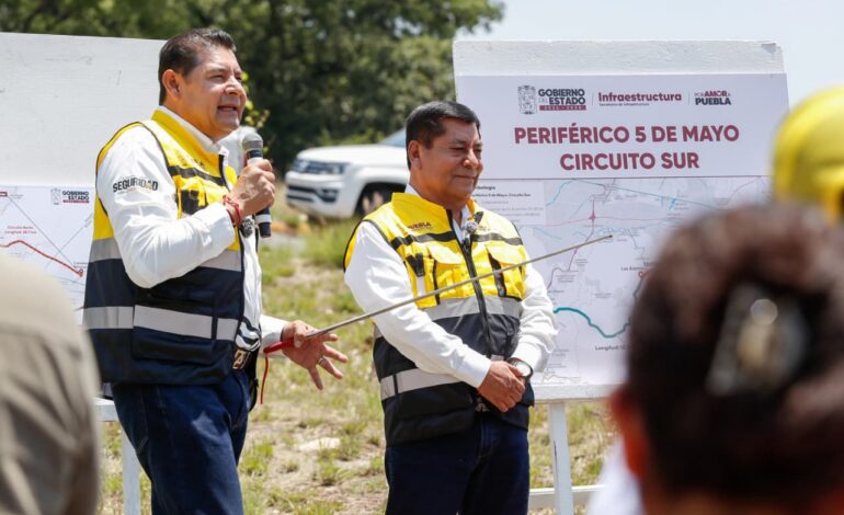 Gobierno de Puebla impulsa contrucción del Circuito Sur del Periférico 5 de Mayo