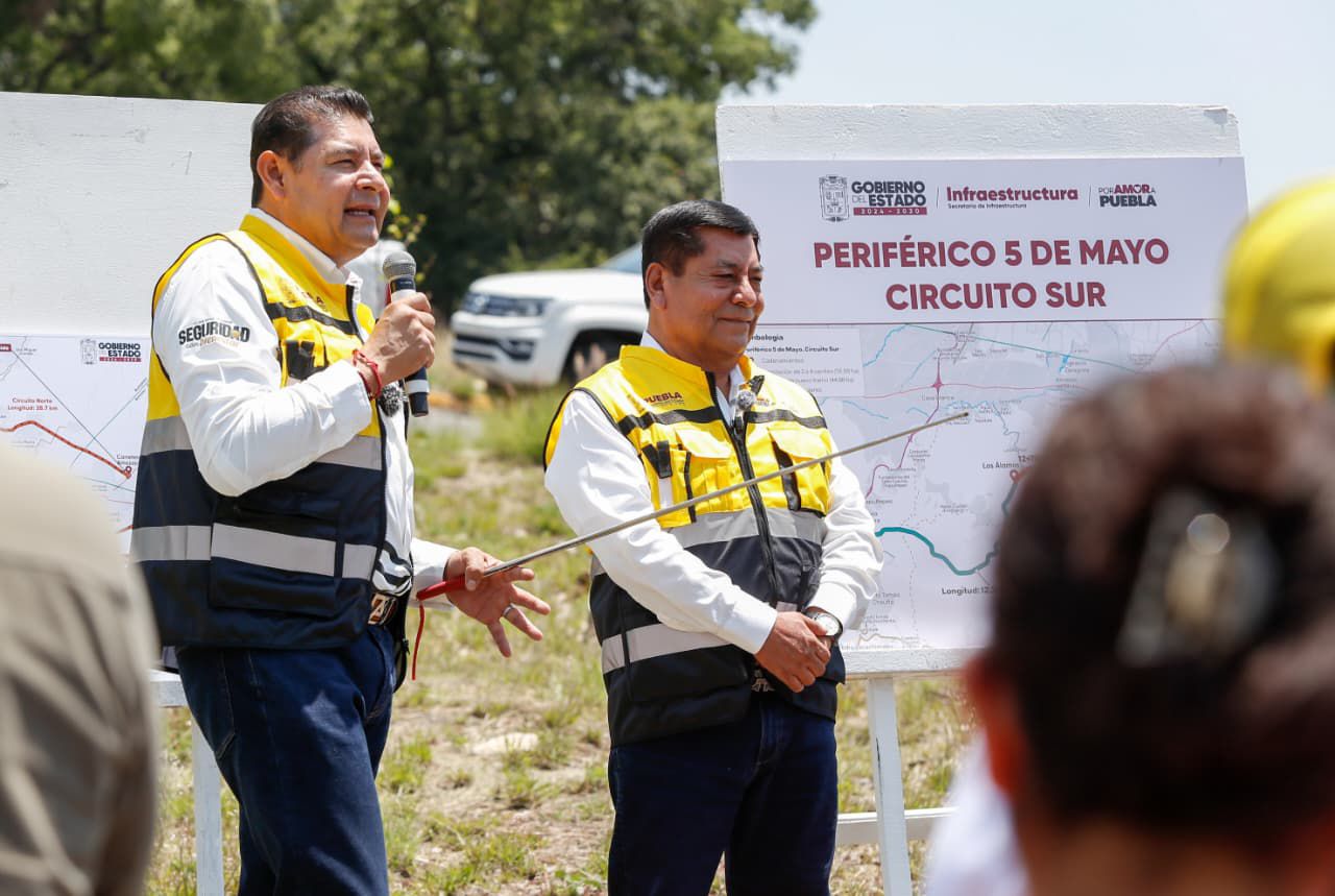 Gobierno de Puebla impulsa contrucción del Circuito Sur del Periférico 5 de Mayo