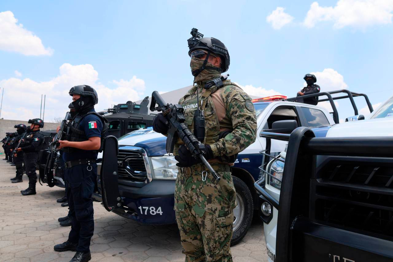 Fuerzas de seguridad implementan operativo tierra-aire en Tecamachalco y Huixcolotla