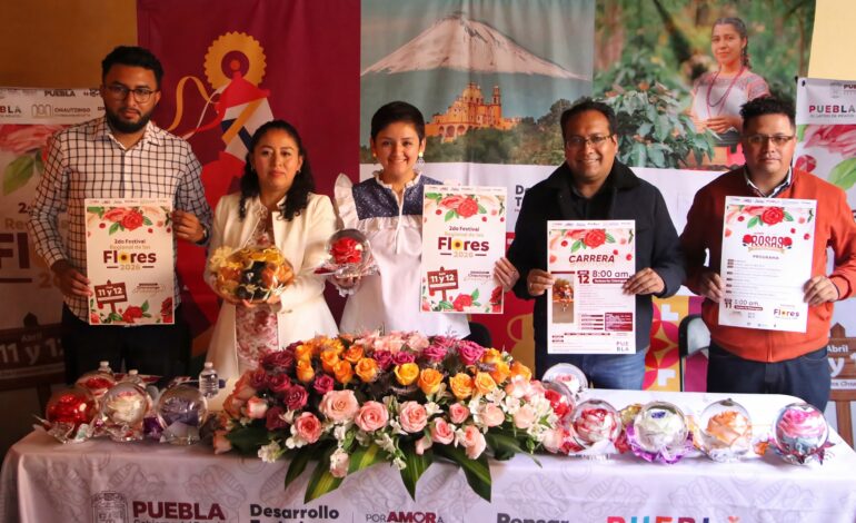 El Gobierno de Puebla promueve el Festival Regional de las Flores en Chiautzingo