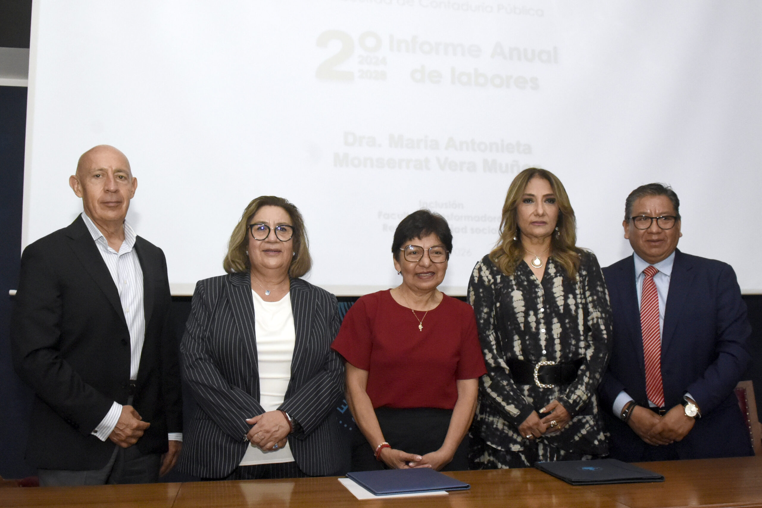 Directora de la facultad de Contaduría Pública de la BUAP presenta su segundo Informe de Labores
