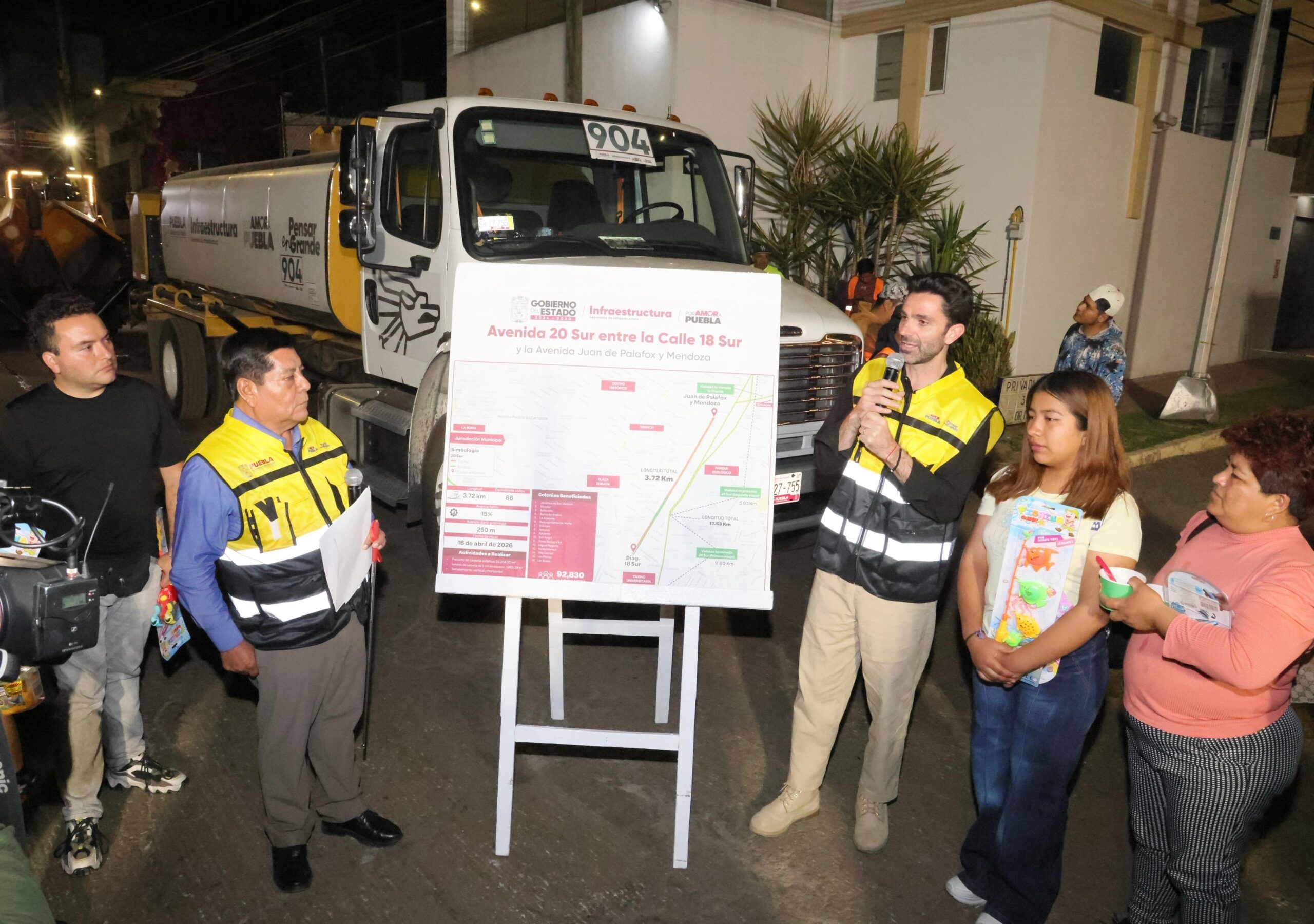 Rehabilitación de la 20 Sur en El Mirador beneficiará a 92 mil personas