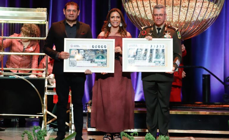 Alejandro Armenta encabeza el sorteo de la Lotería Nacional conmemorativo al 164 aniversario de la batalla de Puebla