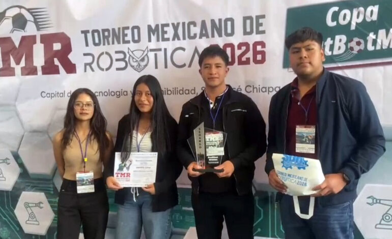 Alumnos de ingeniería de la BUAP obtienen segundo lugar en el Torneo Mexicano de Robótica 2026