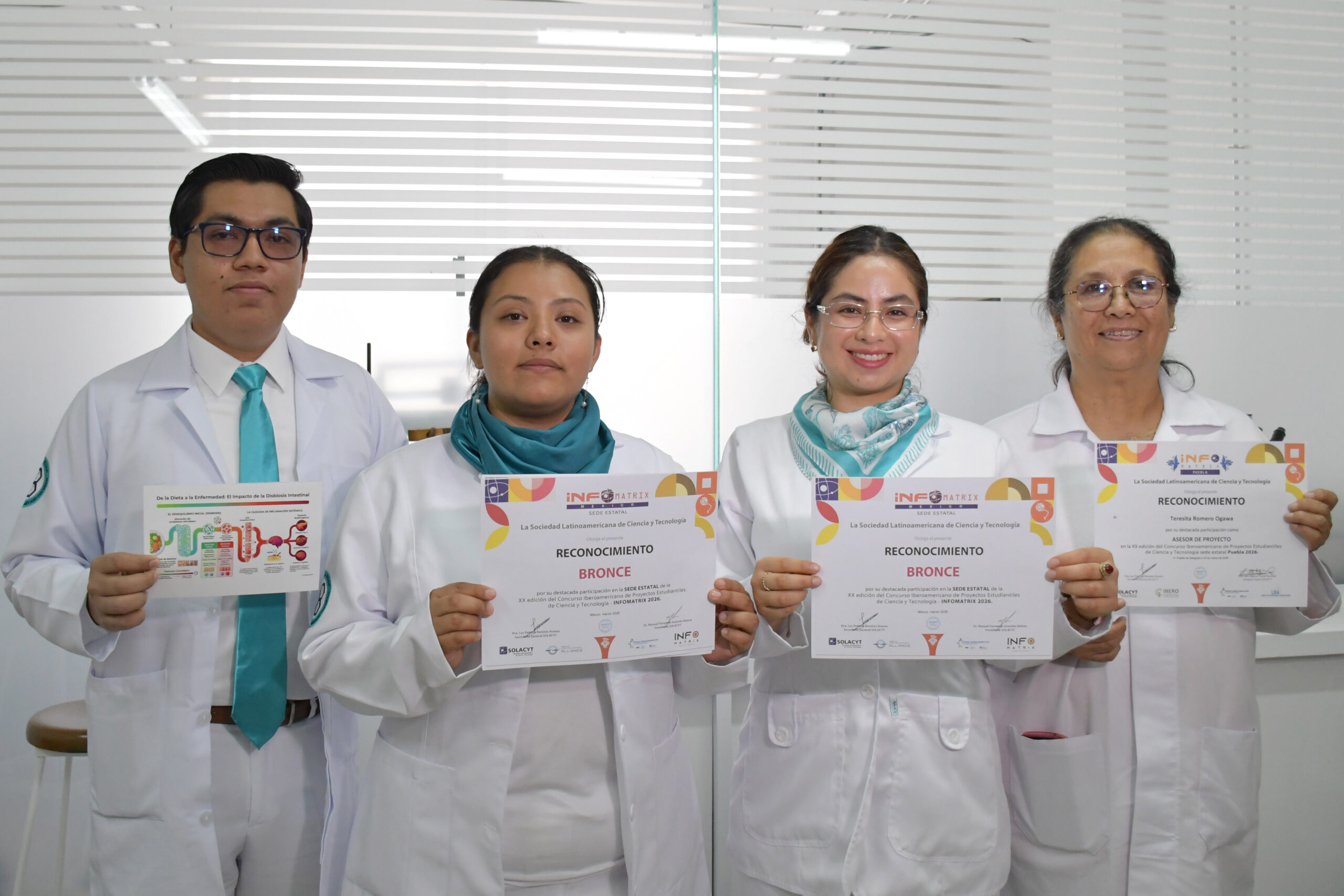 Estudiantes BUAP obtienen bronce en Infomatrix Puebla 2026