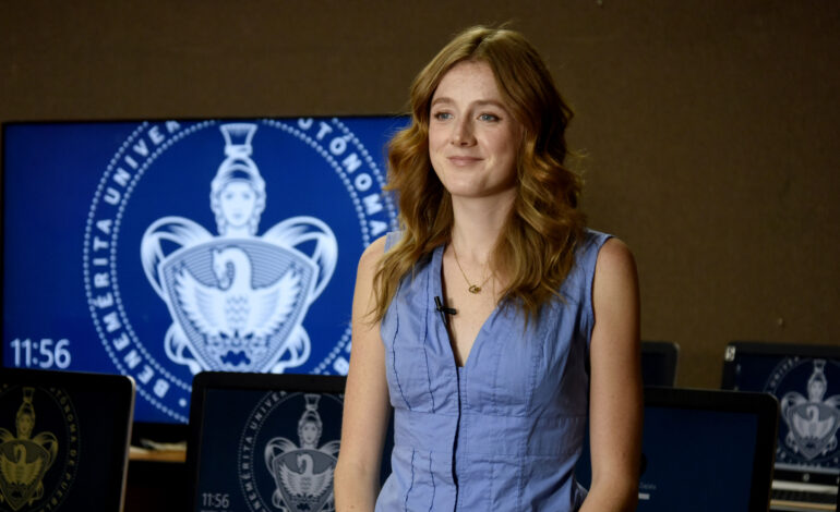 Programa de movilidad academica de la BUAP promueve el intercambio cultural: Haley McAveney